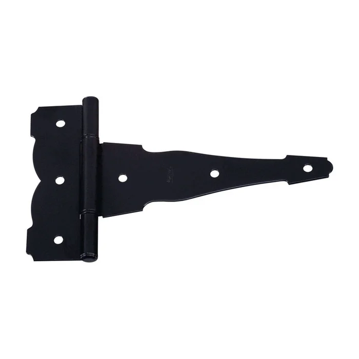 National Hardware – N881-920 – 8 in. L Black Ornamental/Reversible T-Hinge – 2/Pack