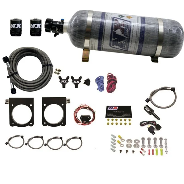 Nitrous Express 13-17 Dodge Viper (Gen-V) Nitrous Plate Kit (50-400HP) w/12lb Bottle – 20970-12