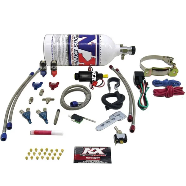 Nitrous Express 2 Cyl Piranha Nitrous Kit w/2.5lb Bottle – 60002EFIP