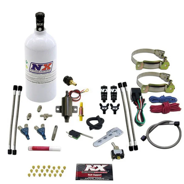 Nitrous Express 2 Cyl Piranha Nitrous Kit w/2.5lb Bottle – 60002P