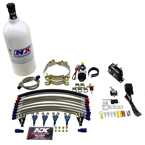 Nitrous Express 4 Cyl Proton Nitrous Kit w/1.0lb Bottle – 61028-1.0P
