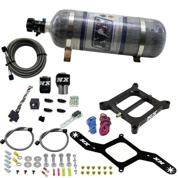 Nitrous Express 4150 Gasoline (RNC) Nitrous Kit w/12lb Bottle – 55040-12