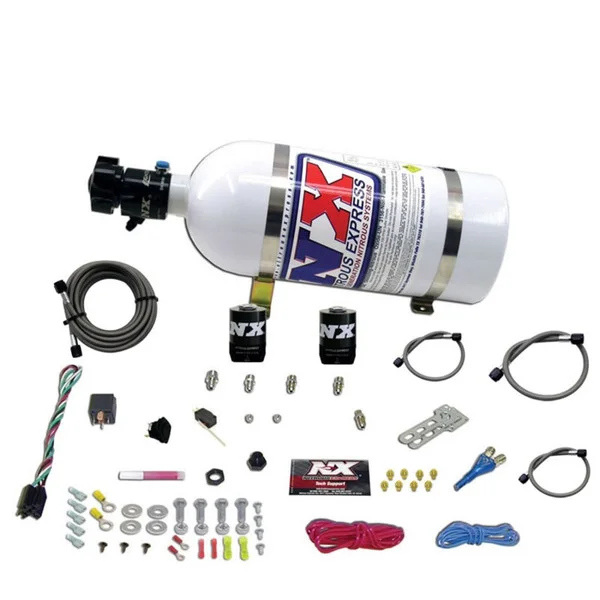 Nitrous Express All Ford EFI Single Nozzle Nitrous Kit (35-150HP) w/10lb Bottle – 20922-10