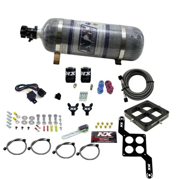 Nitrous Express Dominator Billet Crossbar Stage 6 Nitrous Kit (50-300HP) w/Composite Bottle – 60047-12