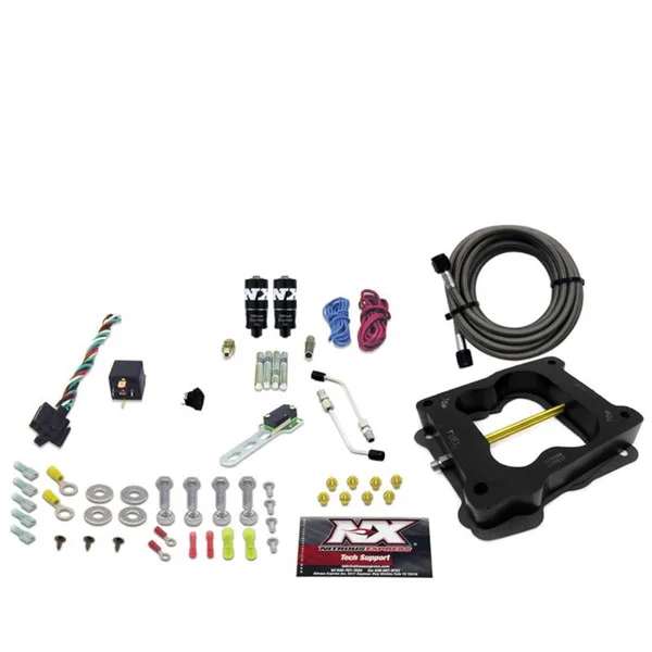 Nitrous Express Q-Jet/Holley Spread Bore Hitman Plus Nitrous Kit (50-200HP) w/o Bottle – 40081-00