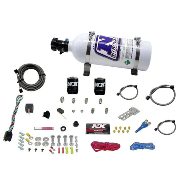 Nitrous Express Shark SHO 400 HP Single Nozzle Nitrous Kit w/5lb Bottle – 20112-05