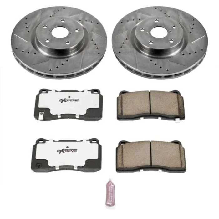 Power Stop 05-14 Subaru Impreza Front Z26 Street Warrior Brake Kit – K131-26