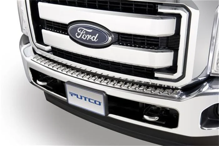 Putco 11-16 Ford SuperDuty – Front Bumper Cover Stainless Steel Bumper Covers