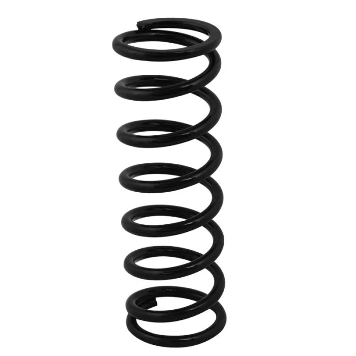 QA1 2-1/2in ID High Travel Spring – 14in Length x 110lbs/in – Black Powder Coated – 14HT110B