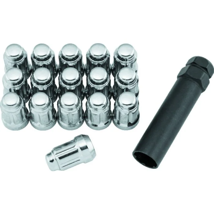 QuadBoss Spline Lug Nuts 12×1.25 – Silver – 608816