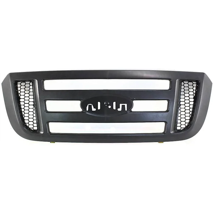 RANGER 06-11 GRILLE, Textured Dark Gray Shell, w/ Black Inner Grille, XL/XLT Models, w/o STX Model