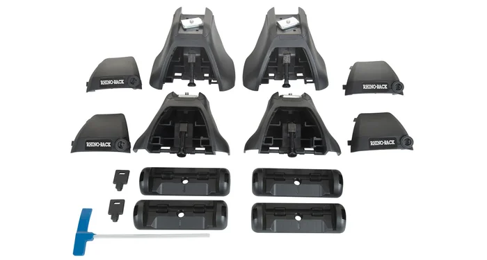 Rhino Rack 2500 Multi Fit HD Roof Rack System, Nissan Frontier, Crew Cab – JA4084
