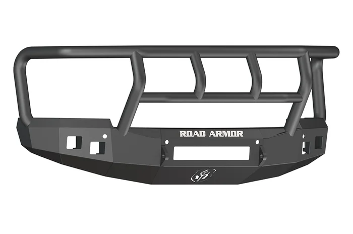 Road Armor Chevrolet Silverado 1500 Stealth Non-Winch Front Bumper w/Titan II Guard, Satin Black – 314R2B-NW