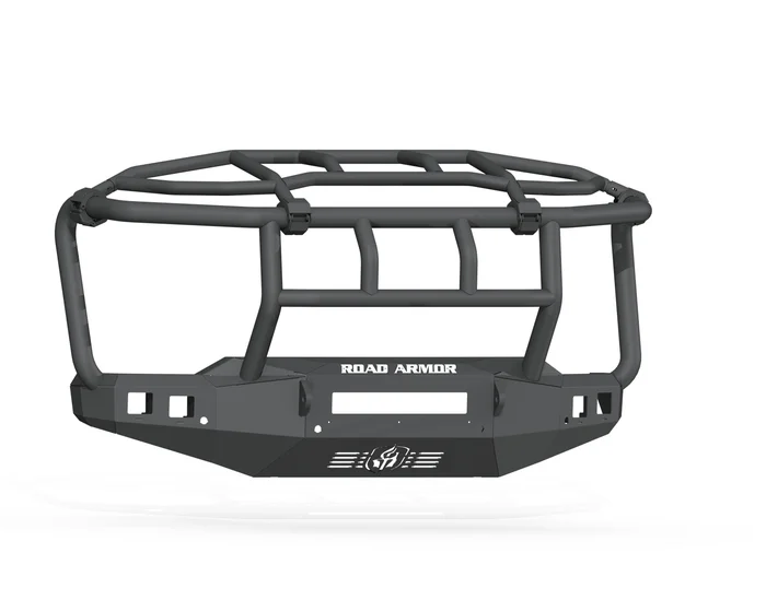 Road Armor Chevrolet Silverado 25/3500 Stealth Non-Winch Front Bumper w/Titan Guard, Textured Black – 3202F6B-NW
