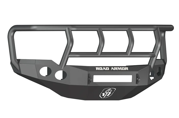 Road Armor Chevrolet Silverado 25/3500 Stealth Non-Winch Front Bumper w/Titan II Guard, Satin Black – 38202B-NW