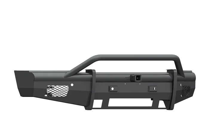 Road Armor Chevrolet Silverado 25/3500 Vaquero Non-Winch Front Bumper w/Prerunner Guard, Satin Black – 315VF24B