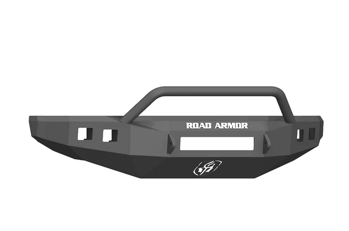 Road Armor Ford F-250/350/450/550 Stealth Non-Winch Front Bumper w/Prerunner Guard, Satin Black – 61744B-NW