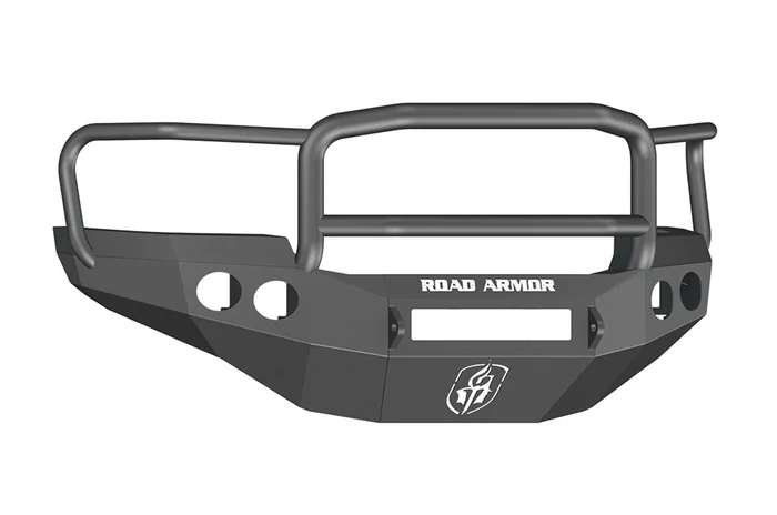 Road Armor GMC Sierra 25/3500 Stealth Non-Winch Front Bumper w/Lonestar Guard, Textured Black – 38405B-NW