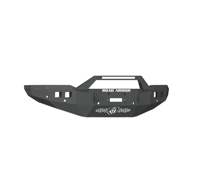 Road Armor Ram 25/35/45/5500 Stealth Winch Front Bumper w/Prerunner Guard, Textured Black – 4194F3B