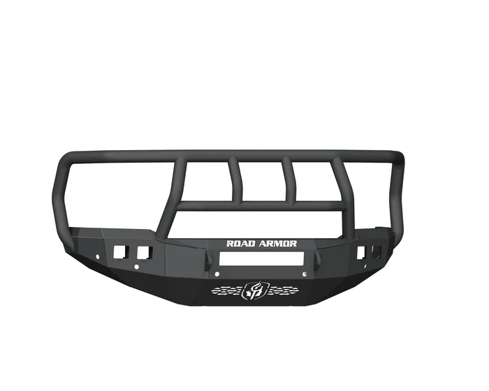 Road Armor Ram 25/3500 Stealth Non-Winch Front Bumper w/Titan II Guard, Textured Black – 4192F2B-NW