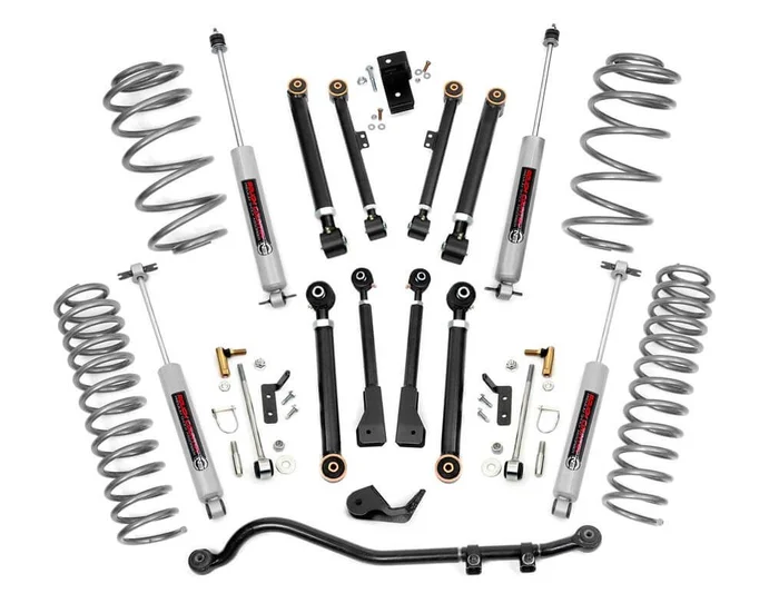 Rough Country 2.5 in. Lift Kit, X-Series for Jeep Wrangler TJ 4WD 97-06 – 61220