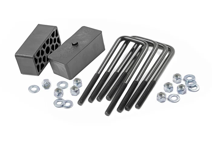 Rough Country 2 in. Block and U-Bolt Kit for Chevy/GMC 1500 Truck – 6532