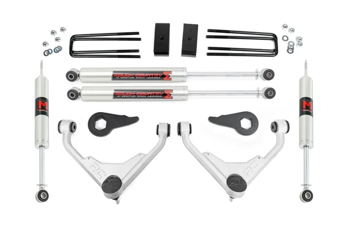 Rough Country 3 in. Lift Kit, FT Code, M1 for Chevy/GMC 2500HD 01-10 – 85940