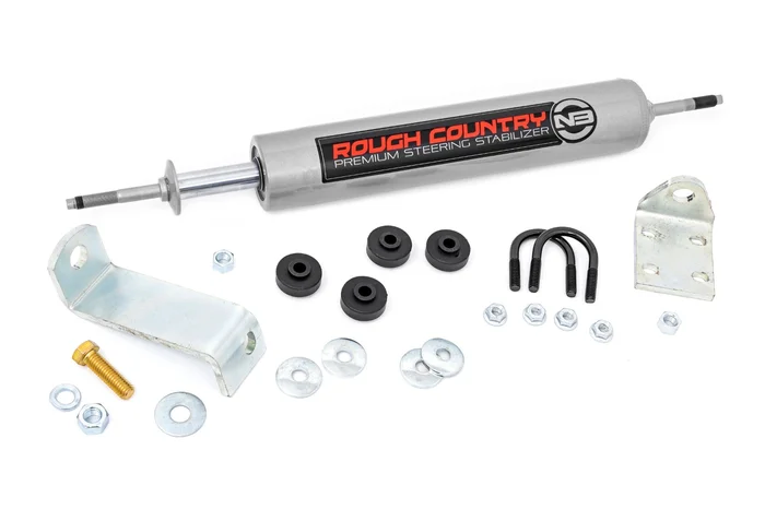 Rough Country 8738530 N3 Steering Stabilizer | Chevy C10 Truck 2WD (1969-1987)