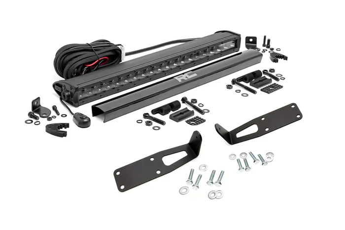 Rough Country LED Light Kit, Bumper Mount, 20 in., Single Row for Ram 2500/3500 10-18 – 70568BL