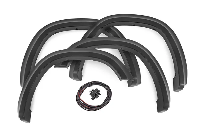 Rough Country S-D10914-PRD Fender Flares | Sport | PRD Deep Red | Ram 1500 2WD/4WD (2019-2024)