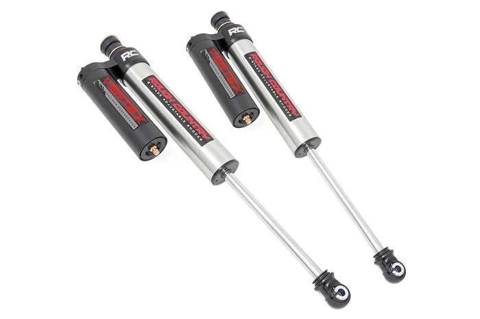 Rough Country Vertex 2.5 Adj Front Shocks, 4.5-8 in., Front for Ford Super Duty 4WD 05-22 – 699004