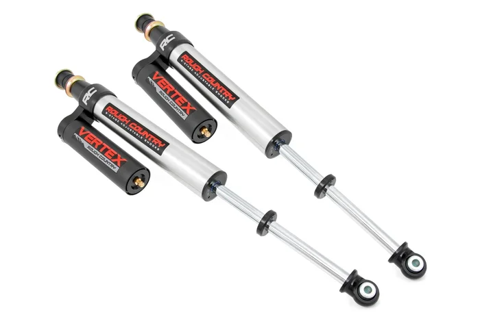 Rough Country Vertex 2.5 Adj Rear Shocks, 0-3.5 in., Rear for Toyota Tundra 2WD/4WD 22-23 – 699049