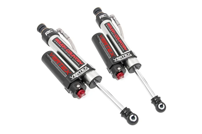 Rough Country Vertex 2.5 Adj Rear Shocks, 2 in., Rear for Ram 1500 2WD/4WD 19-23 – 699022