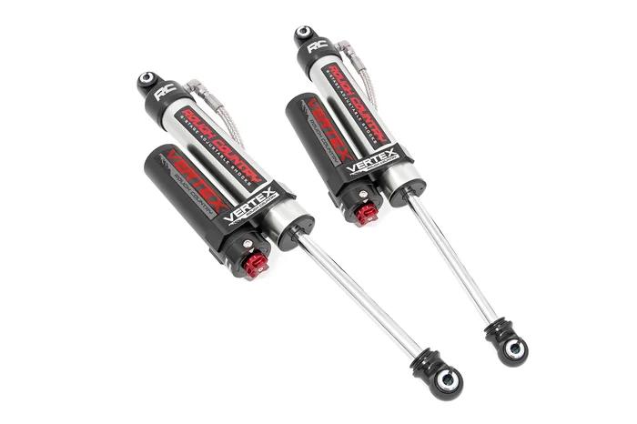 Rough Country Vertex 2.5 Adj Rear Shocks, 3.5-7.5 in., Rear for Chevy/GMC 2500HD/3500HD 11-23 – 699011