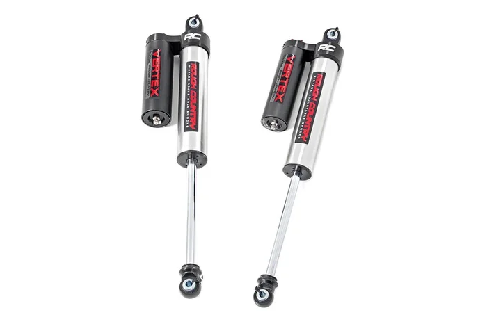 Rough Country Vertex 2.5 Adj Rear Shocks, 5-7.5 in., Rear for Ford F-150 2WD 14-21 – 699002_A