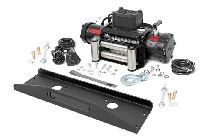 Rough Country Winch Plate, PRO9500 for Mahindra Roxor 4WD 18-21 – 92072