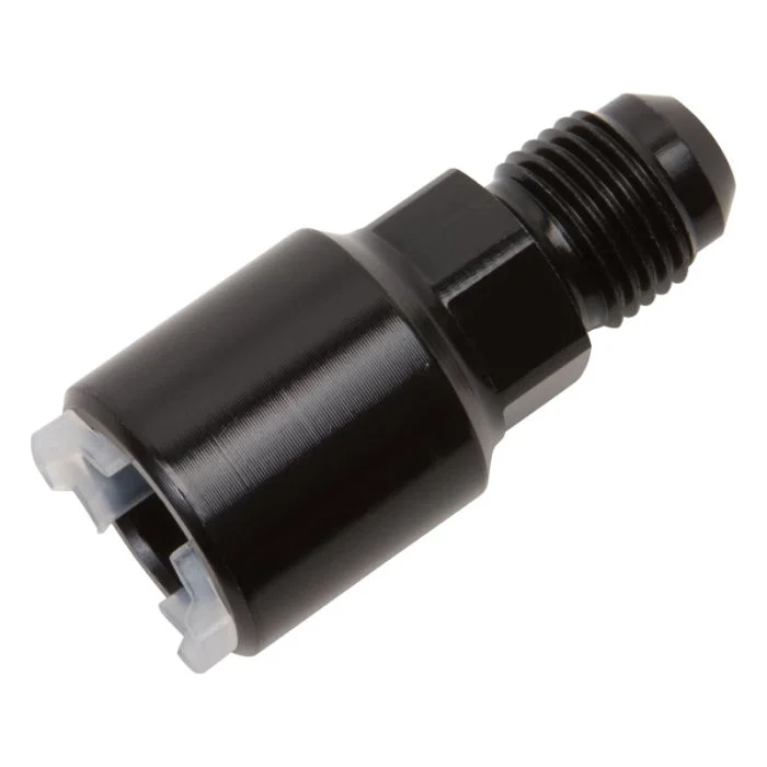 Russell Performance -6 AN male to 5/16in SAE quick-disconnect female (Black Single) – 640863