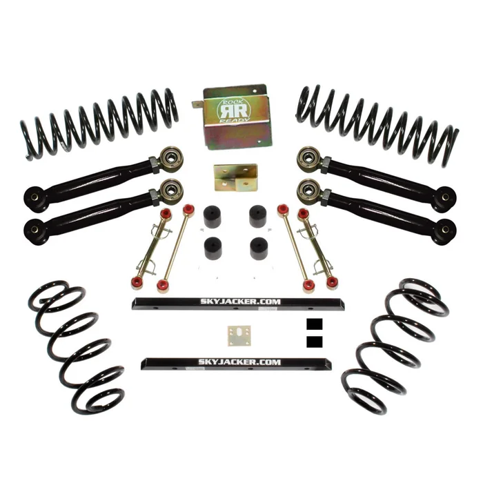 SkyJacker 03-06 Jeep TJ 2.5in. Lift Kit w/Value Flex Shocks – TJ253KU-SVX