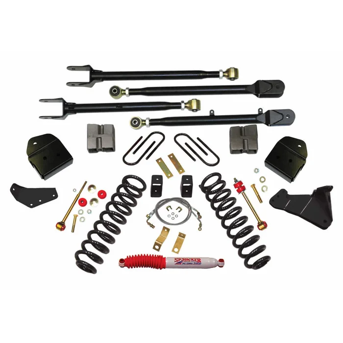 SkyJacker 05-07 Ford F-250 Super Duty 4in. Lift Kit 4-Link Conversion – F54524K