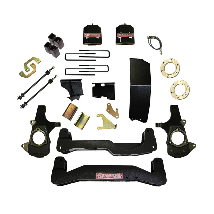 SkyJacker 14-18 Silverado/Sierra 1500 For Use w/Aluminum Steering Knuckles/Control Arms 6-7in. Lift Kit – C14660APK