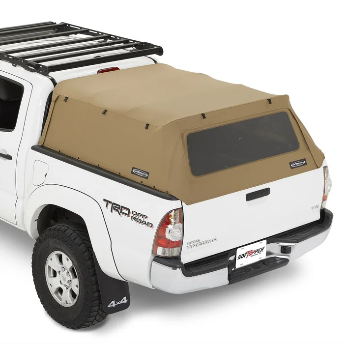 Softopper Tan w/ Utility Track Clamps for 05-15 Tacoma (Short Bed) – SO-TAC60-TSU