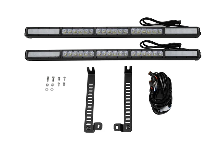 SS30 Dual Stealth Lightbar Kit for 14-19 Toyota 4Runner White Combo Diode Dynamics