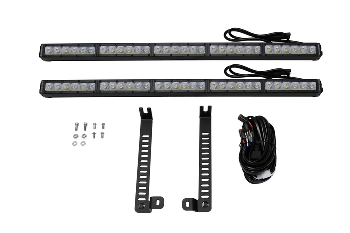 SS30 Dual Stealth Lightbar Kit for 14-19 Toyota 4Runner White Driving Diode Dynamics