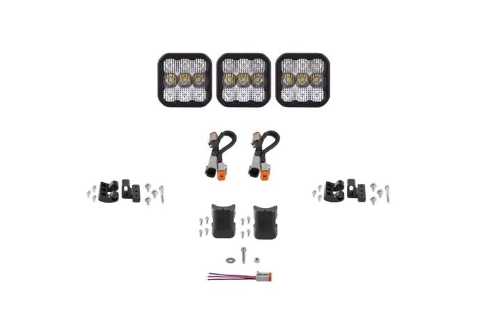 SS5 Sport Universal CrossLink 3-Pod Lightbar White Combo Diode Dynamics – DD6792