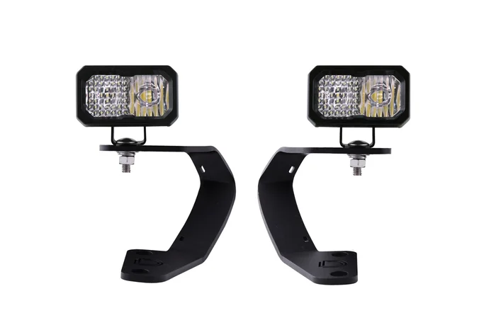 Stage Series 2in LED Ditch Light Kit for 10-21 Toyota 4Runner Pro White Combo Diode Dynamics