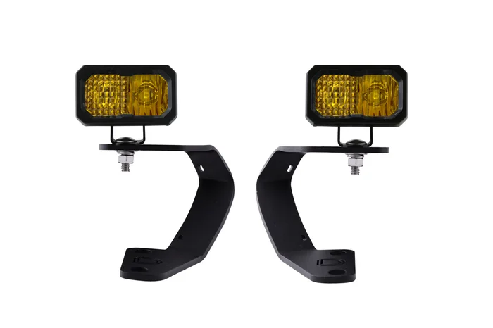 Stage Series 2in LED Ditch Light Kit for 10-21 Toyota 4Runner Pro Yellow Combo Diode Dynamics