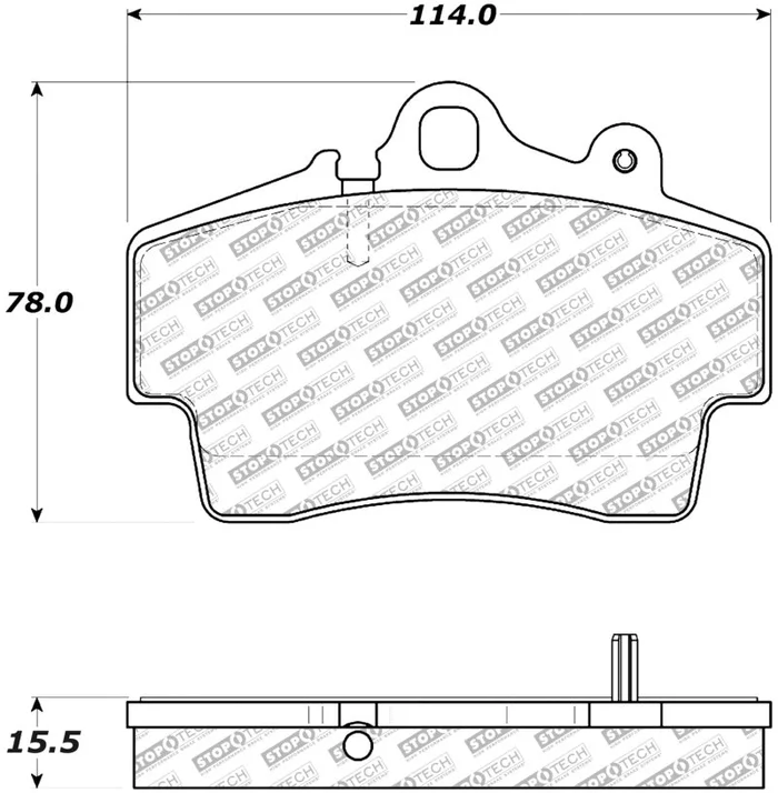 StopTech Street Select Brake Pads w/ Hardware – Front