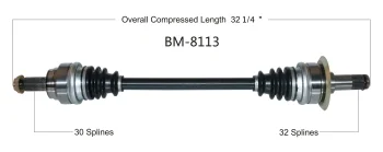 Surtrak® BM-8113 CV Axle Shaft