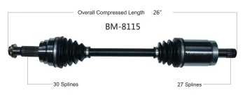 Surtrak® BM-8115 CV Axle Shaft