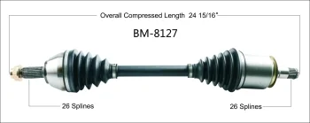 Surtrak® BM-8127 CV Axle Shaft